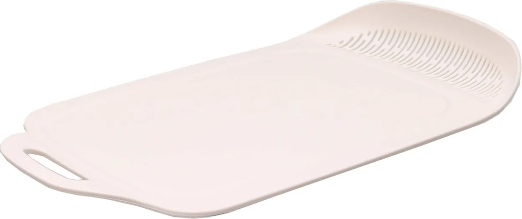 Vágódeszka Vekna 34,5 x 22 x 4,5 cm krémszínű