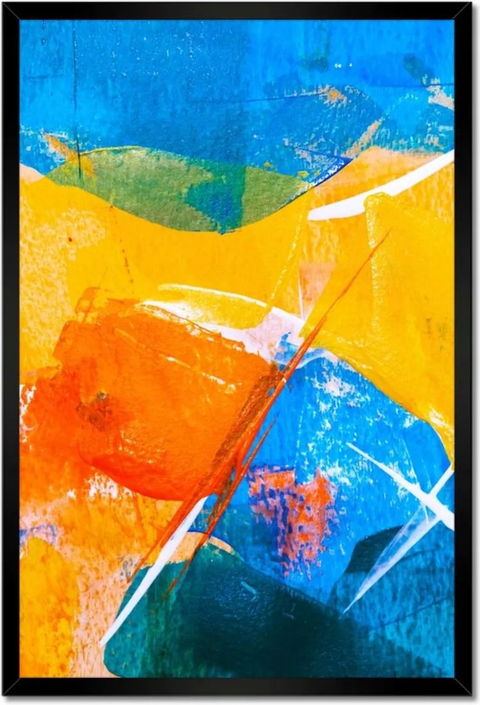 Poszterek keretben 40x60 Absztrakt Bálna