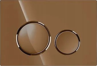 Luna Öblítőgomb Cersanit Réz fényes K97-0588