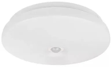 Mevo 2xE27-es foglalatú beépített mozgásérzékelős kerek fehér mennyezeti lámpa