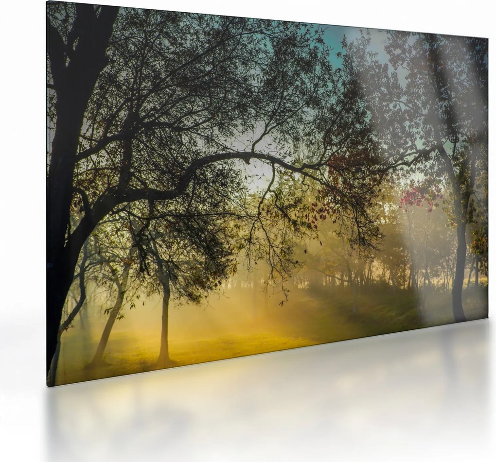 Napkelte képe (üvegen) (70x50 cm)