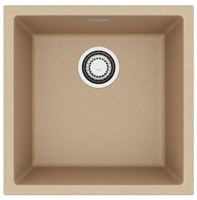 ALVEUS 1150047 - OMNI 45x45 cm gránit konyhai mosogató, bézs