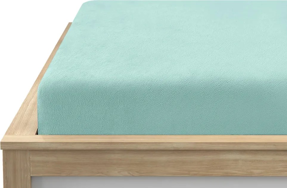 Mikroplüss lepedő SOFT 90x200 cm mentás