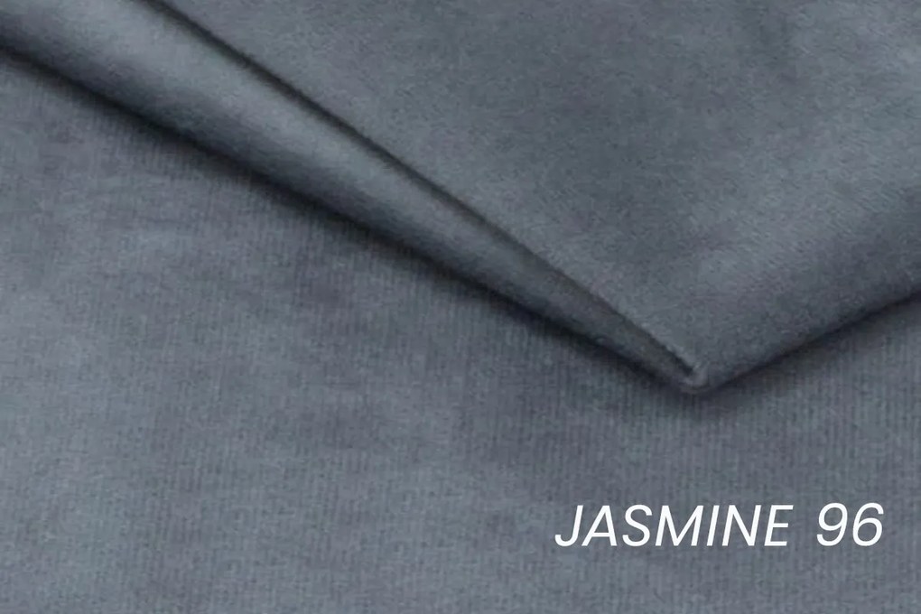 Laksaro balos ágyazható sarokkanapé - szürke Jasmine 96 bársony