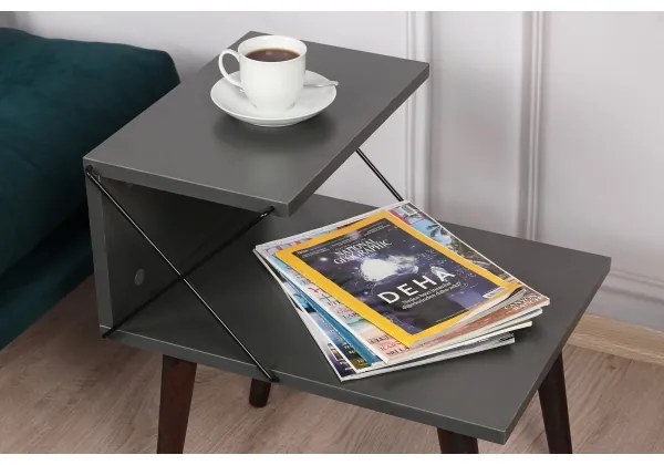 Éjjeliszekrény CROSS 55x50 cm antracit