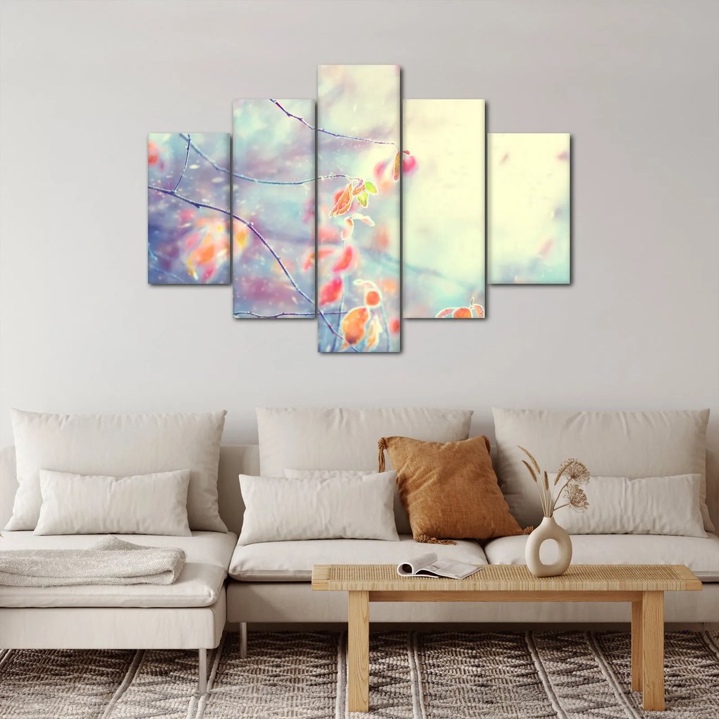Kép - Levelek a jégben (150x105 cm)