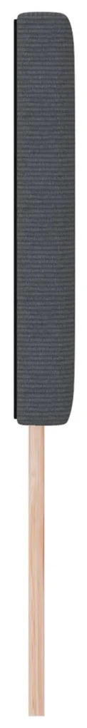 LED Fejtámla Egyszerű Design Sötétszürke 80 cm Corduroy Szövet