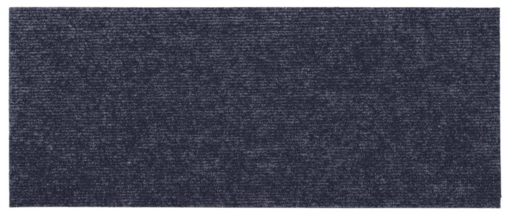 15 db öntapadós lépcsőszőnyeg, 60 x 25 cm, szürke-kék, téglalap alakú