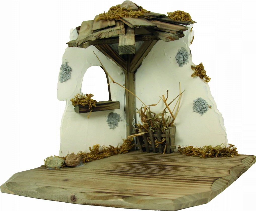 Karácsonyi betlehem.- 90° 28x20x23cm 10-12cm-es figurákhoz