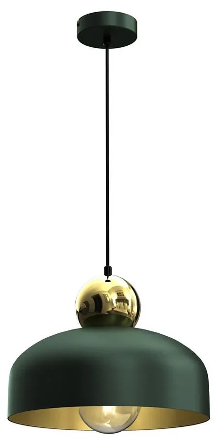 Csillár zsinóron HARALD 1xE27/60W/230V zöld