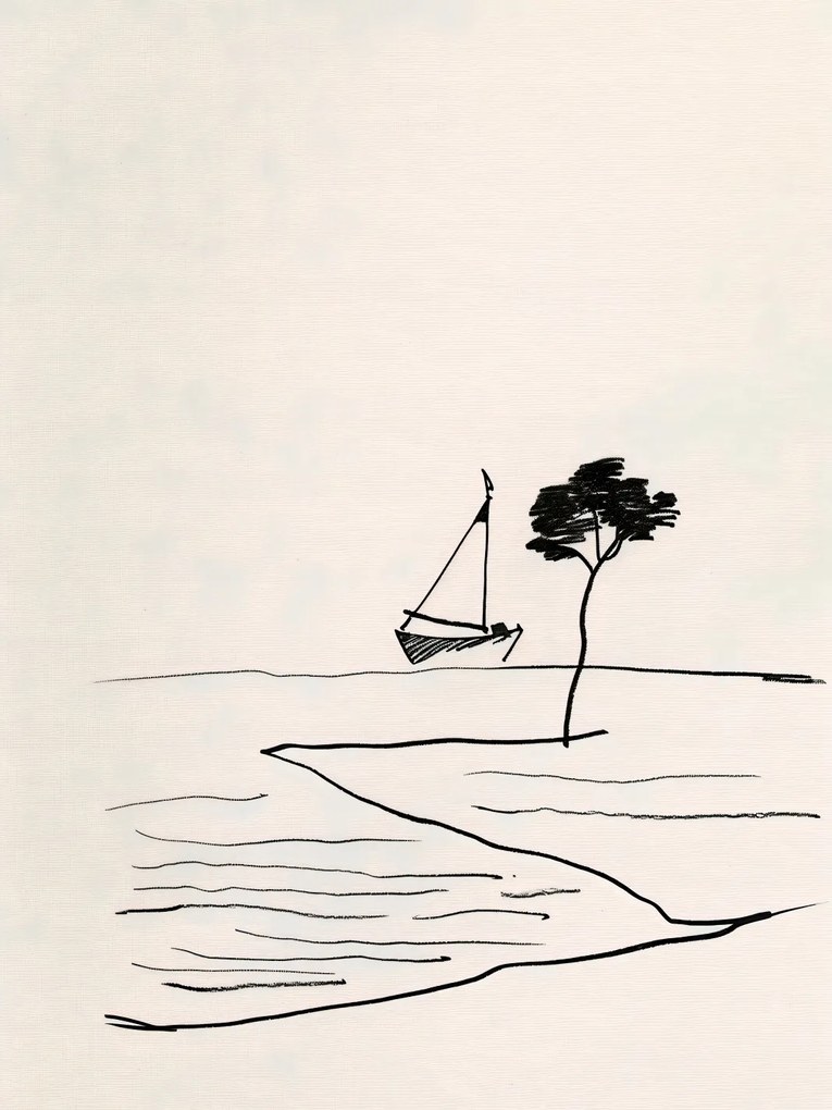 Poszter 15x20cm Tengerparti nyugalom