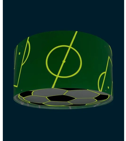 Dalber 41736 - Gyerek mennyezeti lámpa FOOTBALL 2xE27/15W/230V