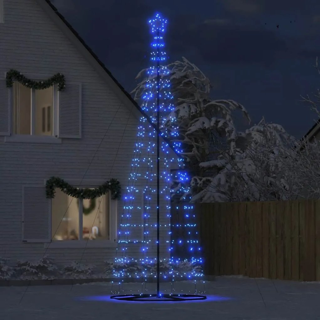 kék LED karácsonyfa 1534 LED 503 cm