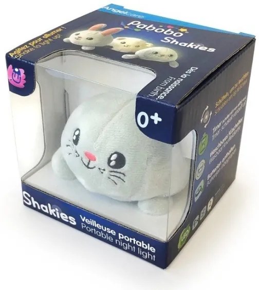 PABOBO - Világító kedvenc SHAKIES fóka 2xCR2032