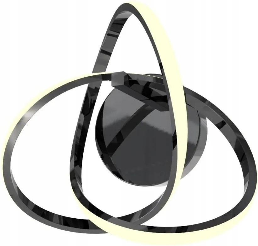 Fekete design fali lámpa Led 14W Indigo Zuma Line