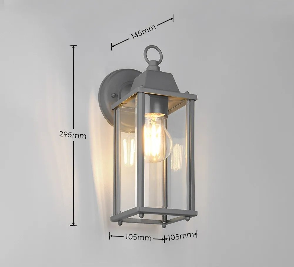 Fali kültéri lámpa (magasság 29 cm) Olona – Trio