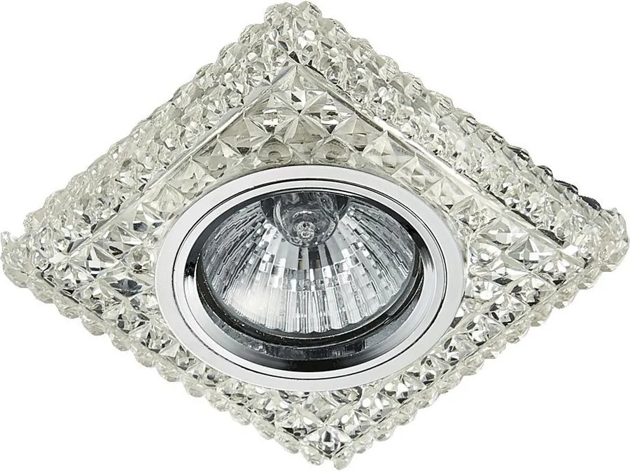 Prezent ELEGANT DOUBLE LIGHT 71096 Beépíthető spotlámpa 1x50W/GU10|1x3W/LED 380lm IP20