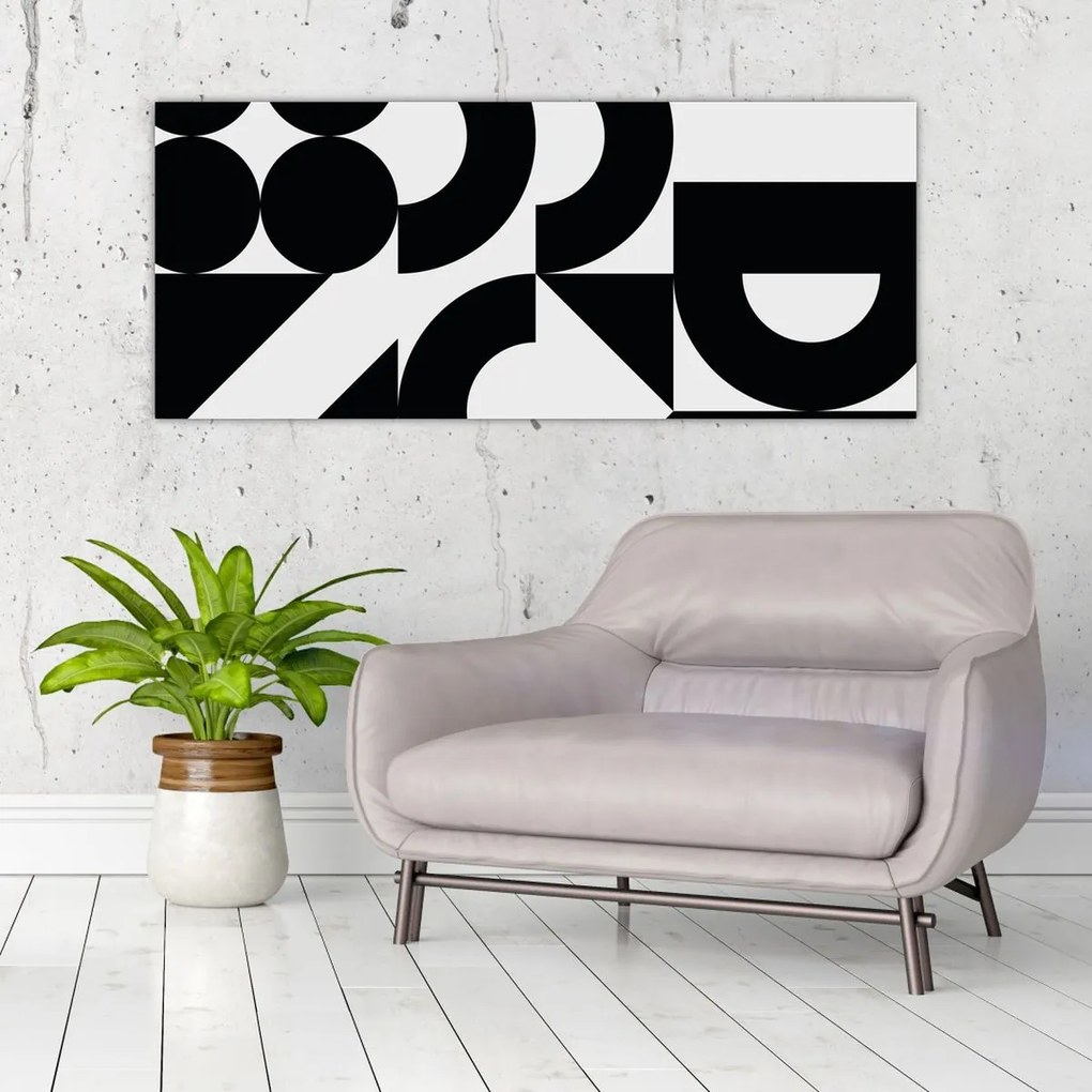 Kép - Geometriai absztrakció N⁰2 (120x50 cm)