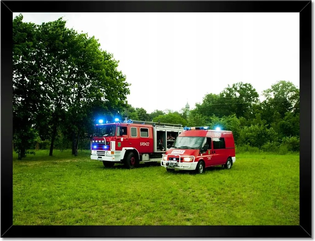 Poszterek keretben 40x30 Tűzoltóság