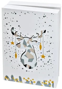 Solight Könyv LED adventi naptár, 8x LED, 40 x 30 cm, 2x AAA