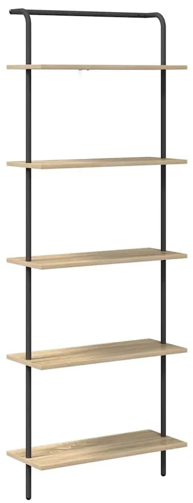 Könyvespolc sonoma tölgy 60 x 24 x 168 cm Faanyag