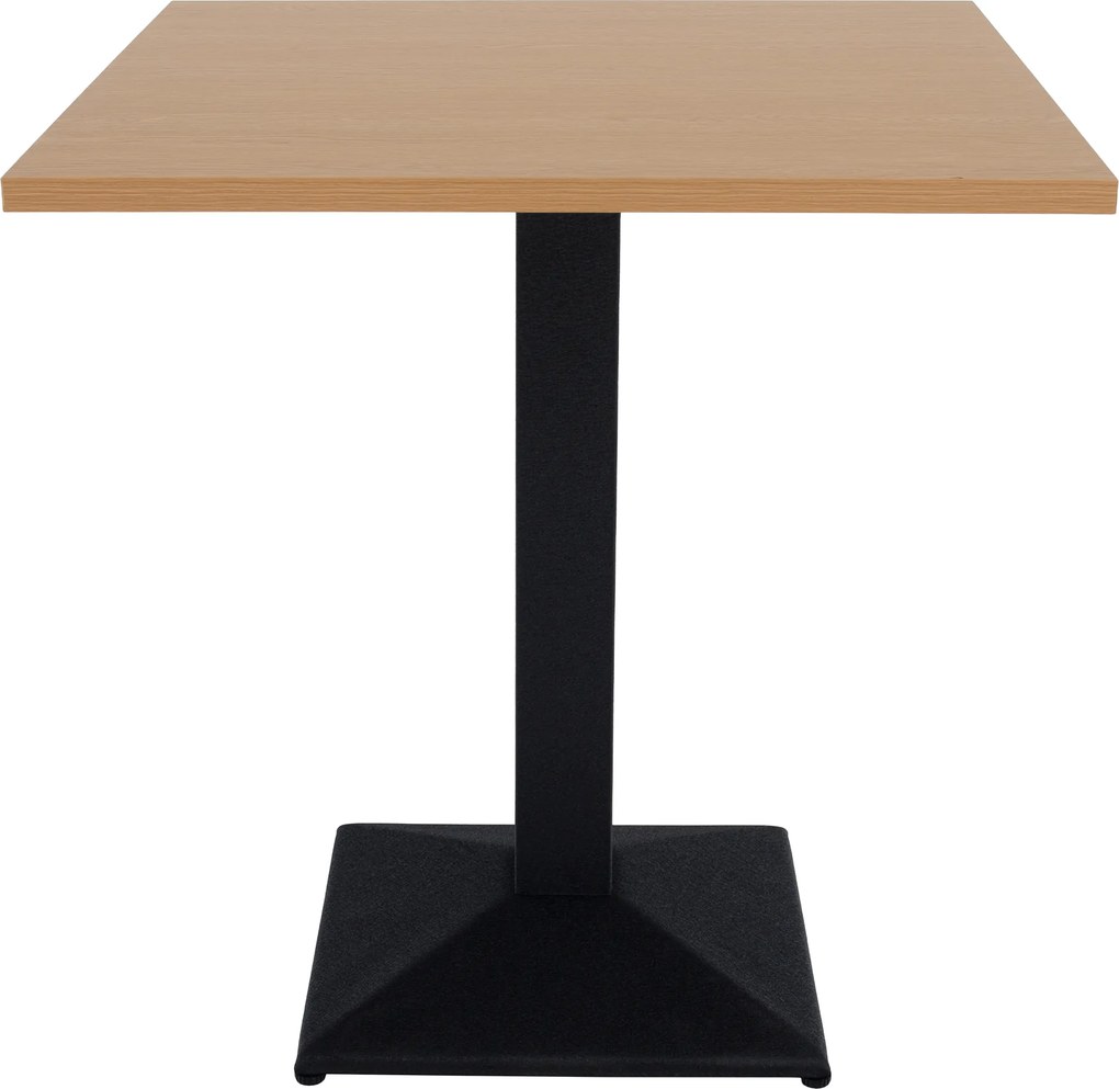 Bisztró asztal, tölgy sonoma/fekete, 70x70 cm, RINALDO TYP 1