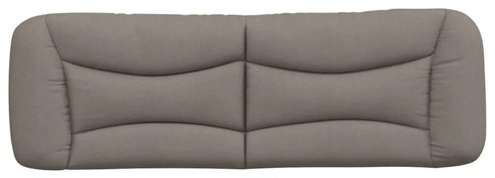 tópszínű szövet fejtámla párna Hvar 160 cm