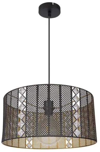 Globo 15450H - ABINY 1xE27/60W/230V arany/fekete függeszték