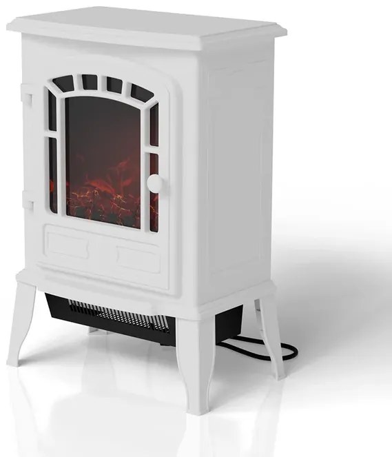 Juskys 2000W elektromos kandalló – fehér