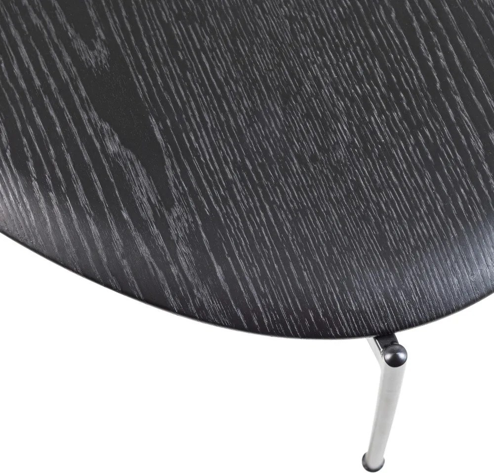 Fekete dohányzóasztal 67x92 cm Kota – WOOOD