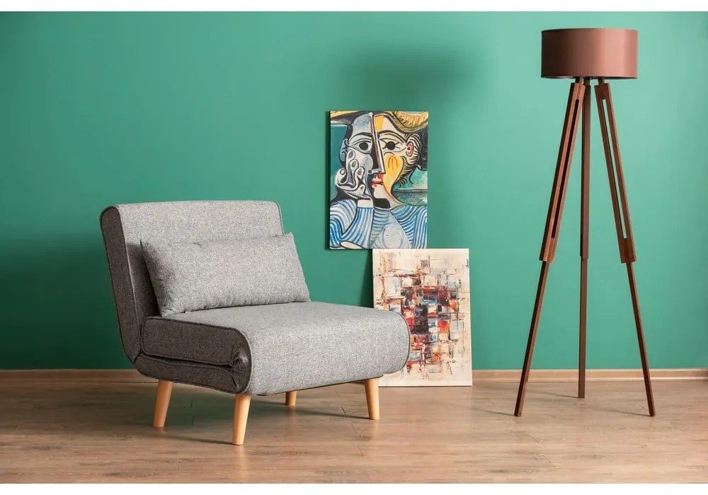 Világosszürke fotel Folde – Artie