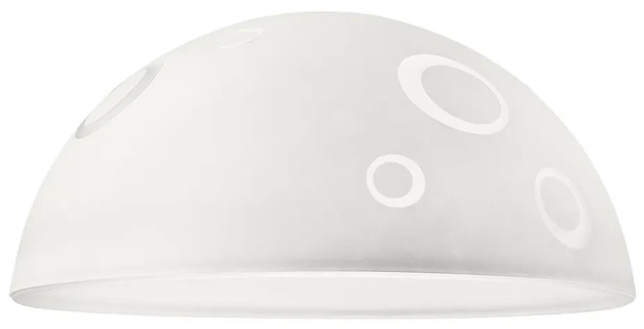 Pótló üveg SFERA E27 140x300 mm fehér