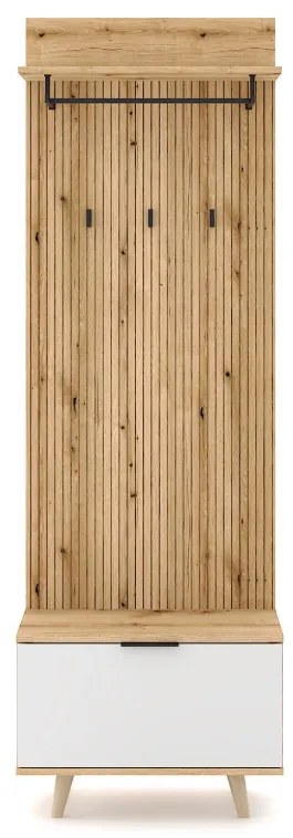 NORDIC D Előszobafal Evoke Tölgy Színben