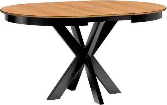 Aldabra Fonti F-10 modern kinyitható asztal (110-150 cm), karamell tölgy