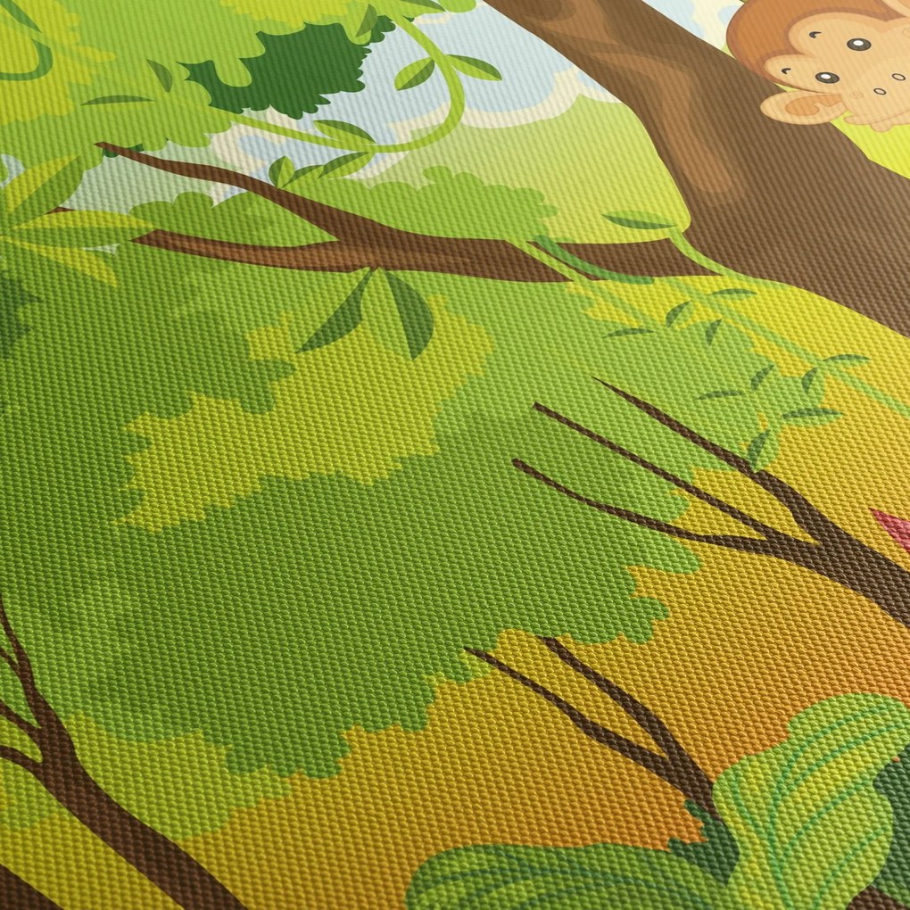 Kép - majmok (120x50 cm)