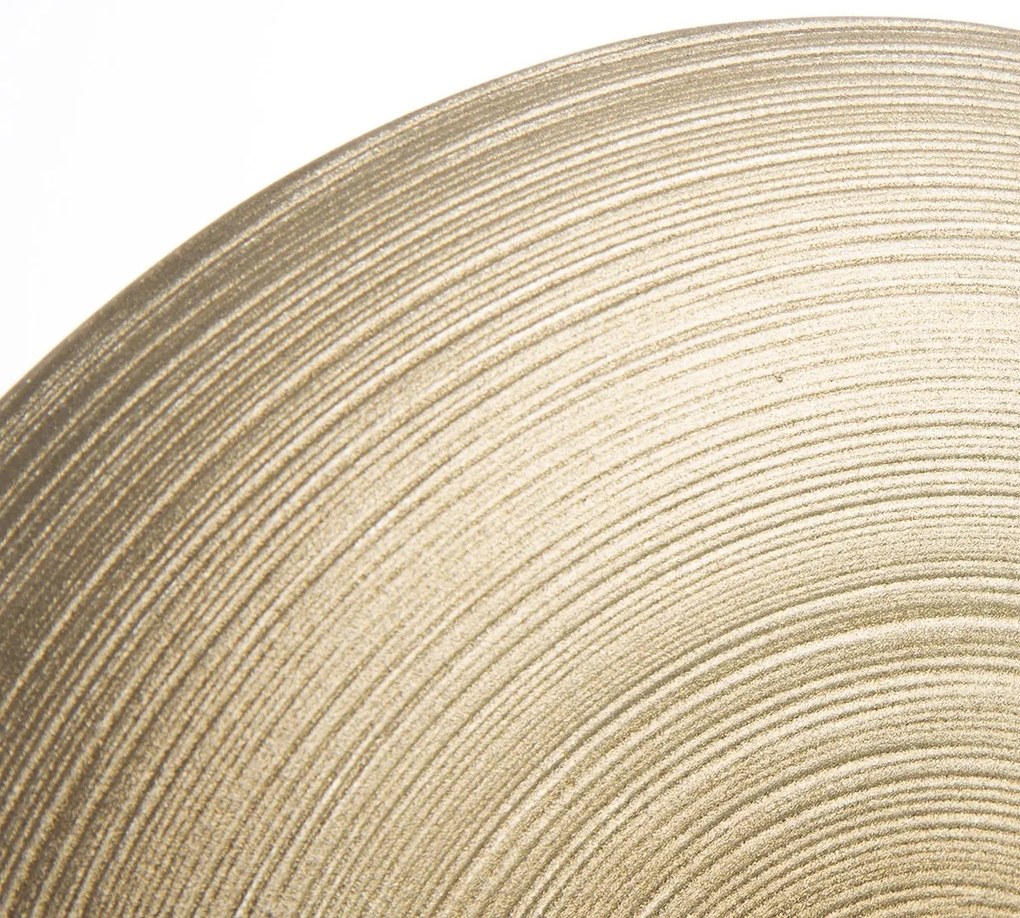 Orion Üveg tálaló tál Golden, átmérő 21 cm, 21 cm átmérőjű