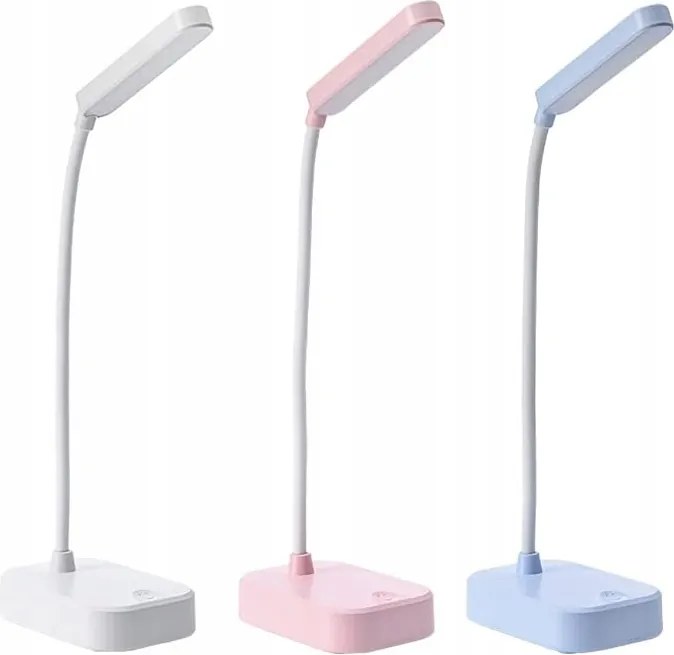 Elemes LED-es asztali lámpa, 3 db, szabályozható