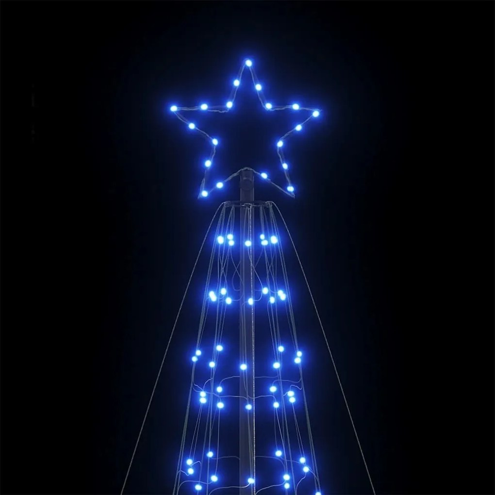 kék LED karácsonyfa tüskékkel 1534 LED 500 cm