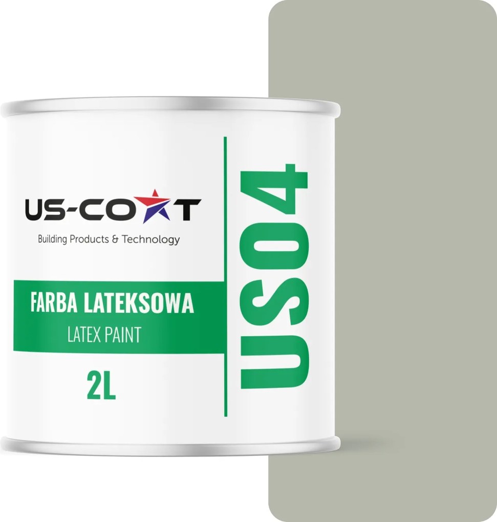 Latex Mennyezeti Falfesték Khaki Szín H1747 2L Mély Matt Falfesték