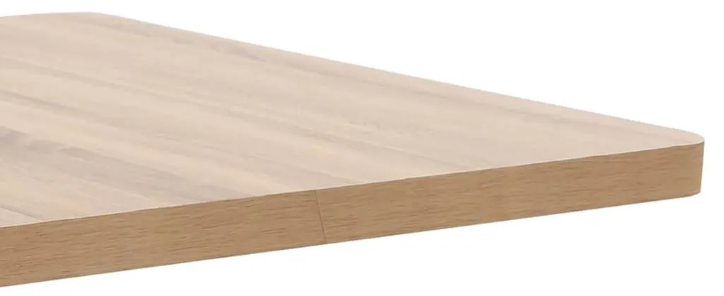 Világosbarna MDF bisztróasztal 80 x 80 cm