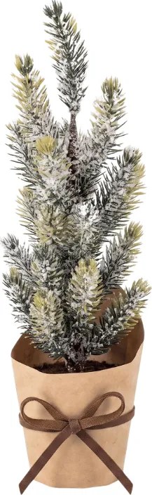 Díszes karácsonyi fa FROSTY TREE cserépben 22 cm