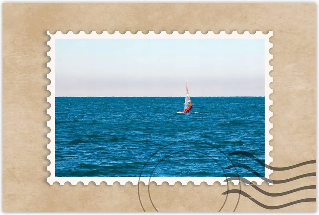 Poszterek 90x60 Windsurfer trieste tenger