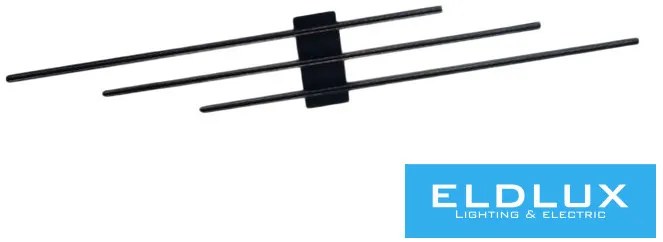 UNIVERSO Fali lámpa 23w 1840lm 4000k IP20 Fekete 720x110x50mm