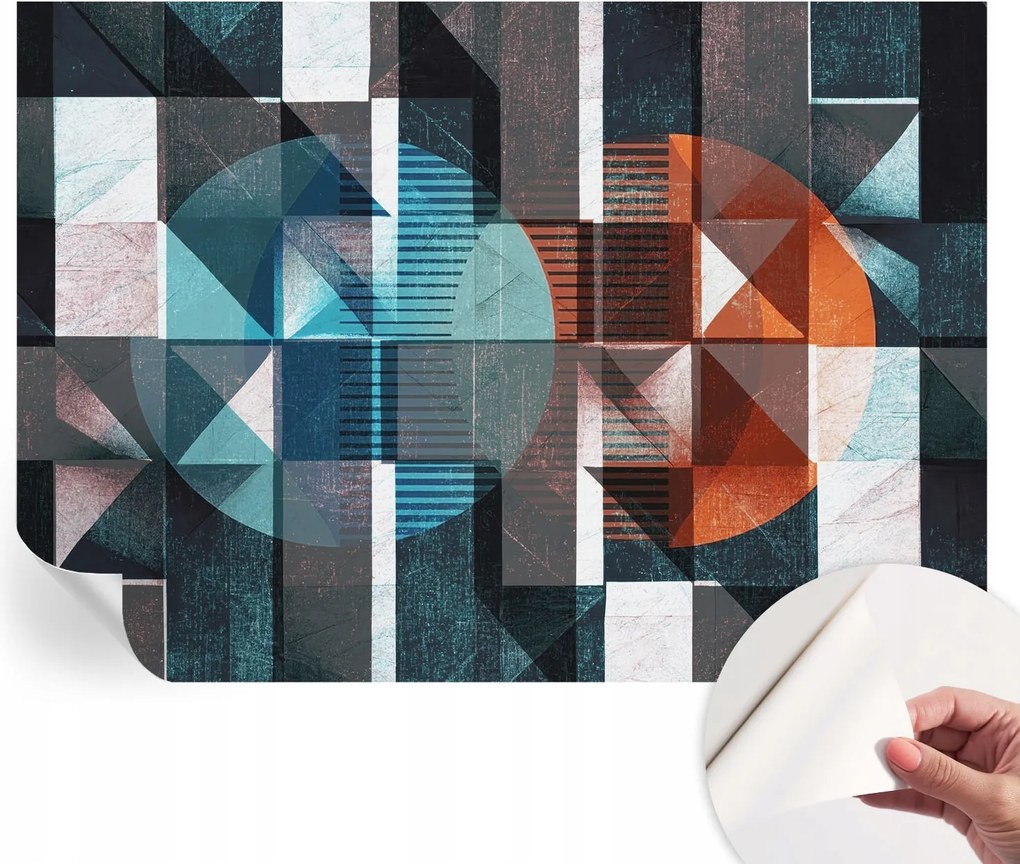 Modern öntapadós fotótapéta Mosható Absztrakt formák 312x219 cm