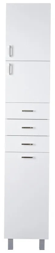 Viva STYLE fürdőszobai ÁLLÓSZEKRÉNY 192 magas szennyestartós - JOBBOS - 35 x 28 x 192 cm