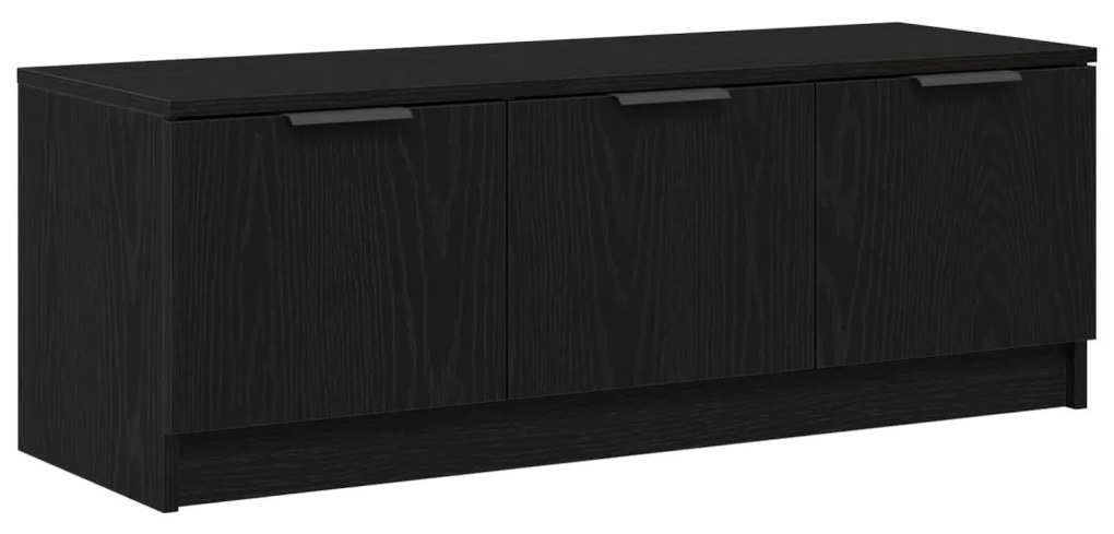 TV Szekrény Fekete Tölgy 102x35x36,5 cm Műgyanta