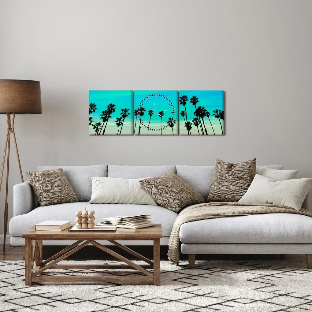 Kép - Kalifornia (órával) (90x30 cm)