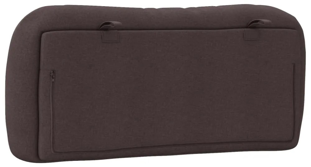 sötétbarna szövet fejtámla párna Hvar 90 cm