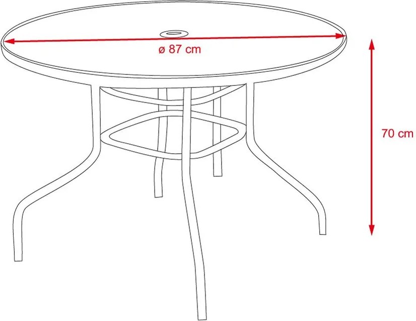 Avenberg Monza 6-részes kerti bútor szett