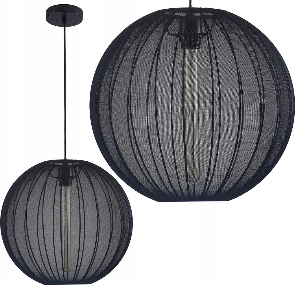 Mennyezeti Lámpa Függő Túlnyúlás E27 Fekete Japandi Sanico Goldlux